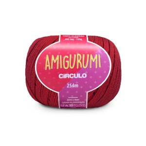 Amigurumi 3402 Vermelho Círculo
